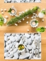 Preview: Tischset Platzset abwaschbar White Stones von ARTIPICS